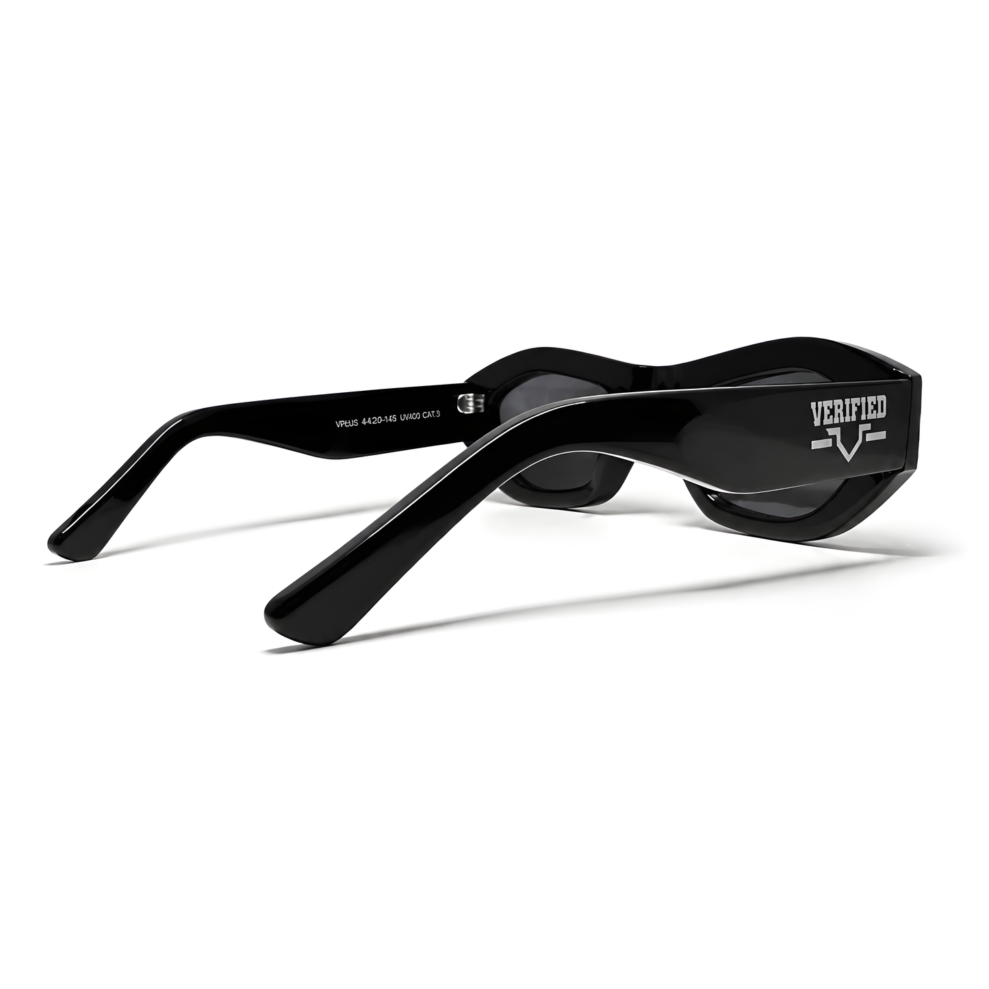 VERIFIED WOMEN SUNGLASSES BLACK / silver