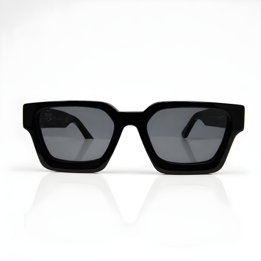 Verified Clash Square Sunglasses Black/silver