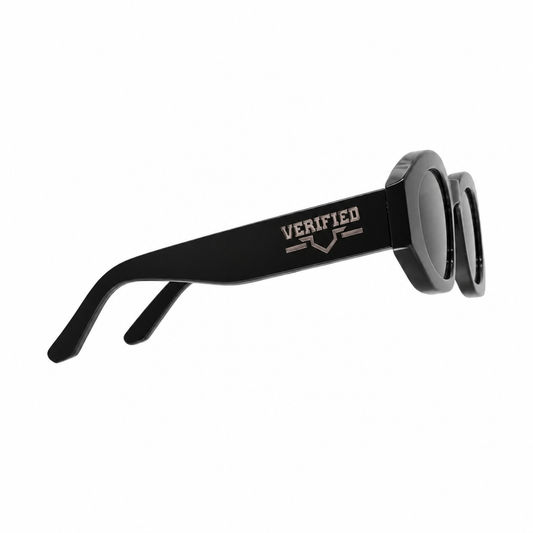 VERIFIED WOMEN SUNGLASSES BLACK / silver