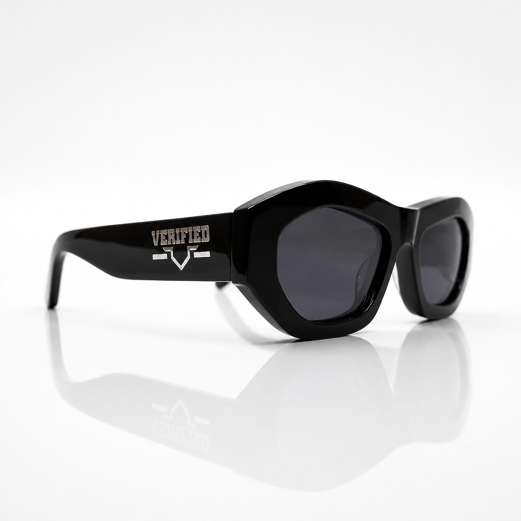 VERIFIED WOMEN SUNGLASSES BLACK / silver